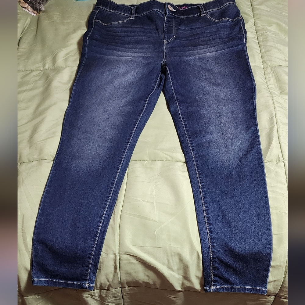 Wishful Park Blue Skinny Jeans
